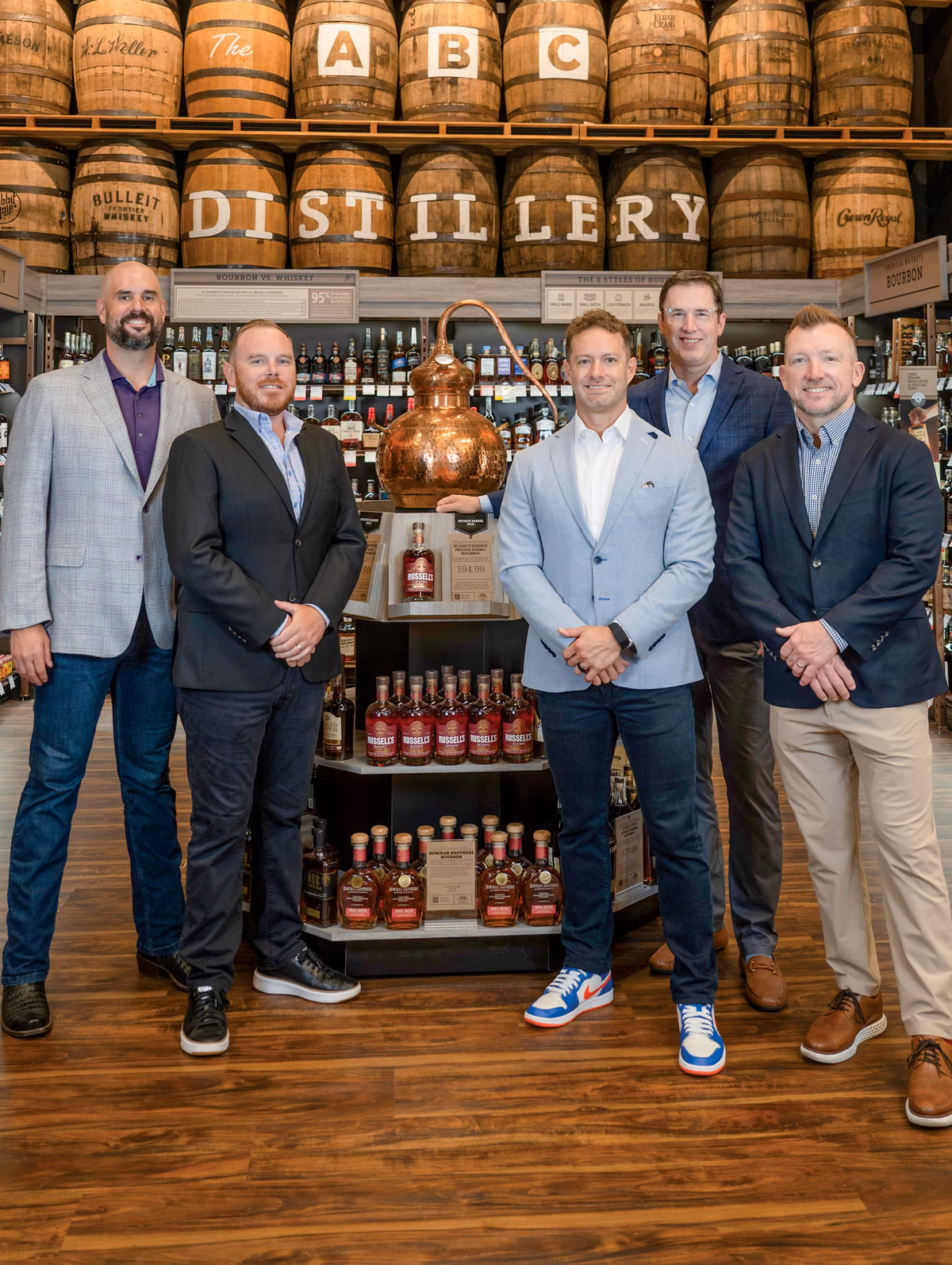 Charlie Bailes IV, Chad Holloway, Sean Kelly, Dave Larue, and Chris Quarles